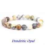 Light Green Beaded Fashion Bracelet – Elastic Fit – Non-Precious Materials